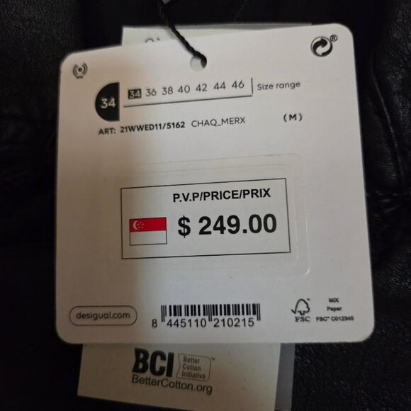 Black Floral Embroidered Denim Jacket NWT 34 - Picture 2 of 8